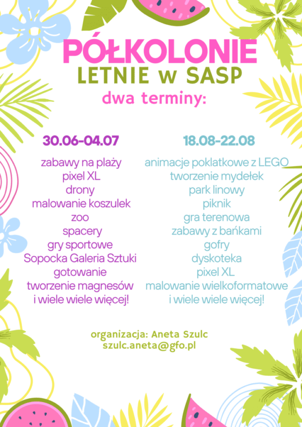 polkolonie 2025 724x1024 600x848 Półkolonie lato 2025